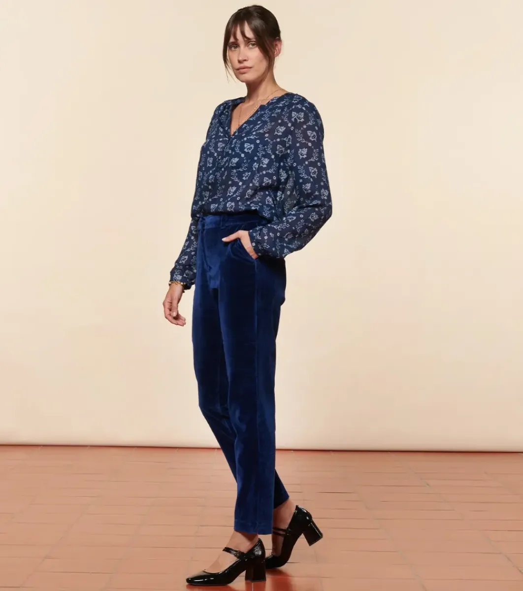 Femme Souleiado Pantalons | Pantalon BERTILLE Velours