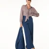 Femme Souleiado Pantalons | Pantalon PRISCA bleu pétrole