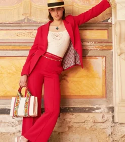 Femme Souleiado Pantalons | Pantalon PRISCA Fuchsia