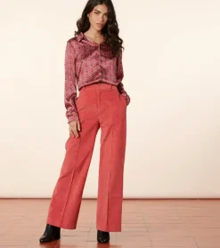 Femme Souleiado Pantalons | Pantalon PRISCA Velours Milleraie