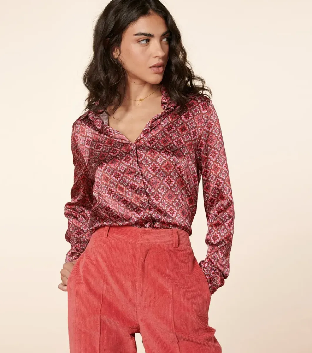 Femme Souleiado Pantalons | Pantalon PRISCA Velours Milleraie