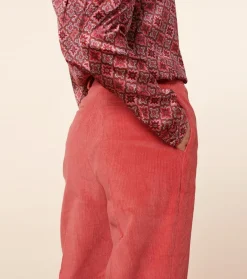 Femme Souleiado Pantalons | Pantalon PRISCA Velours Milleraie