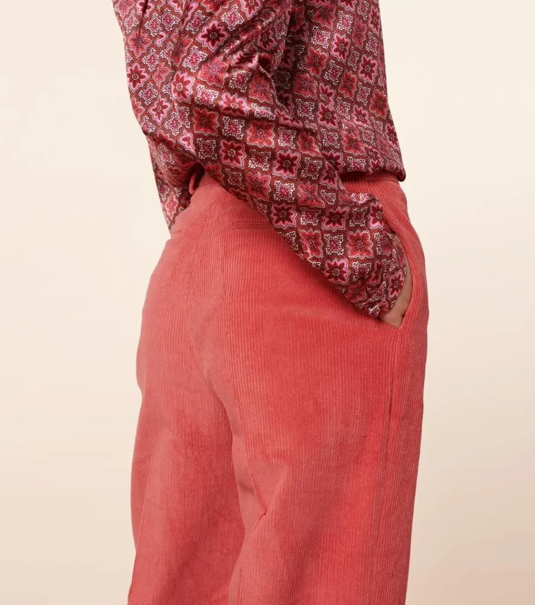 Femme Souleiado Pantalons | Pantalon PRISCA Velours Milleraie