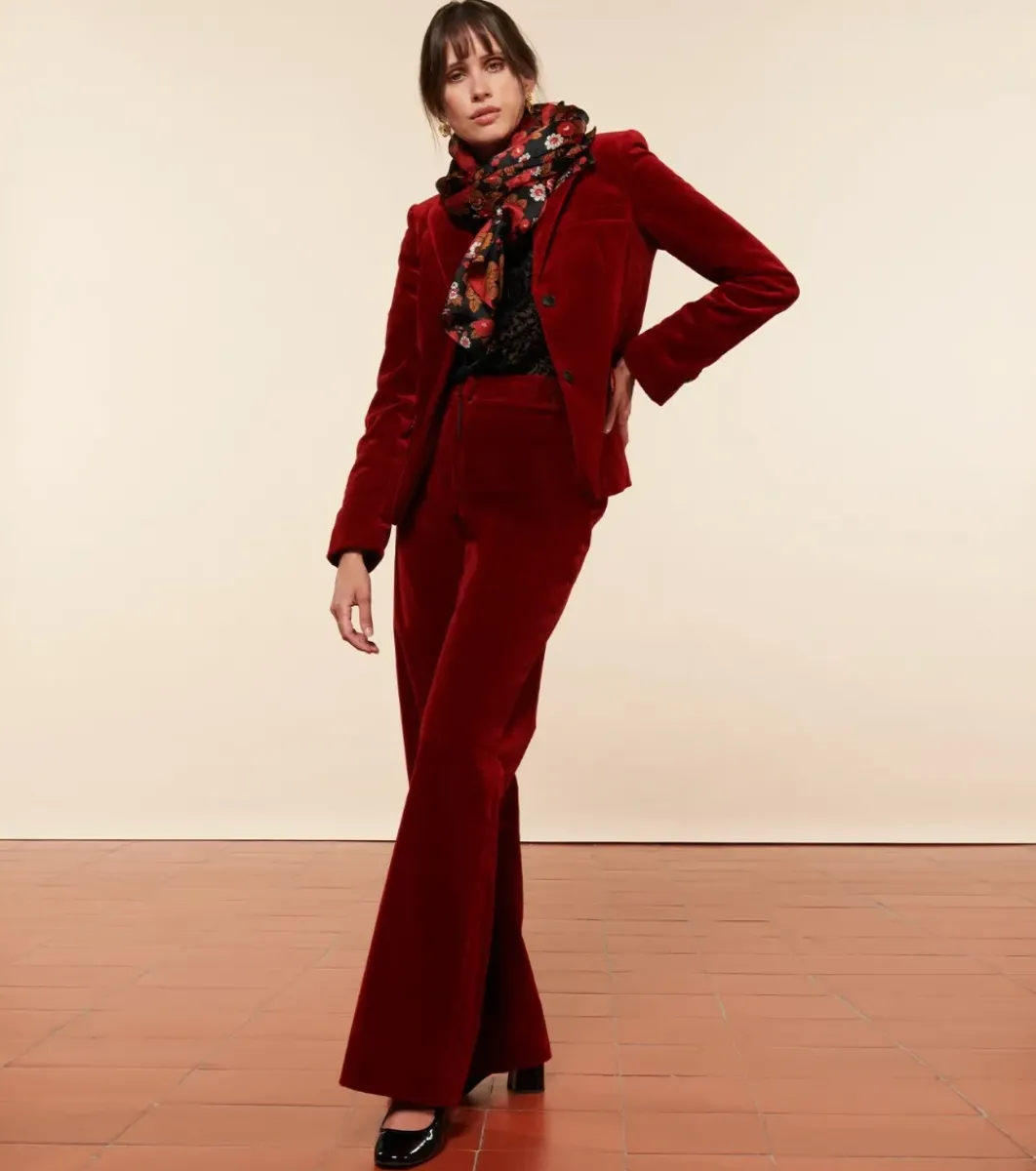 Femme Souleiado Pantalons | Pantalon SANTO Velours