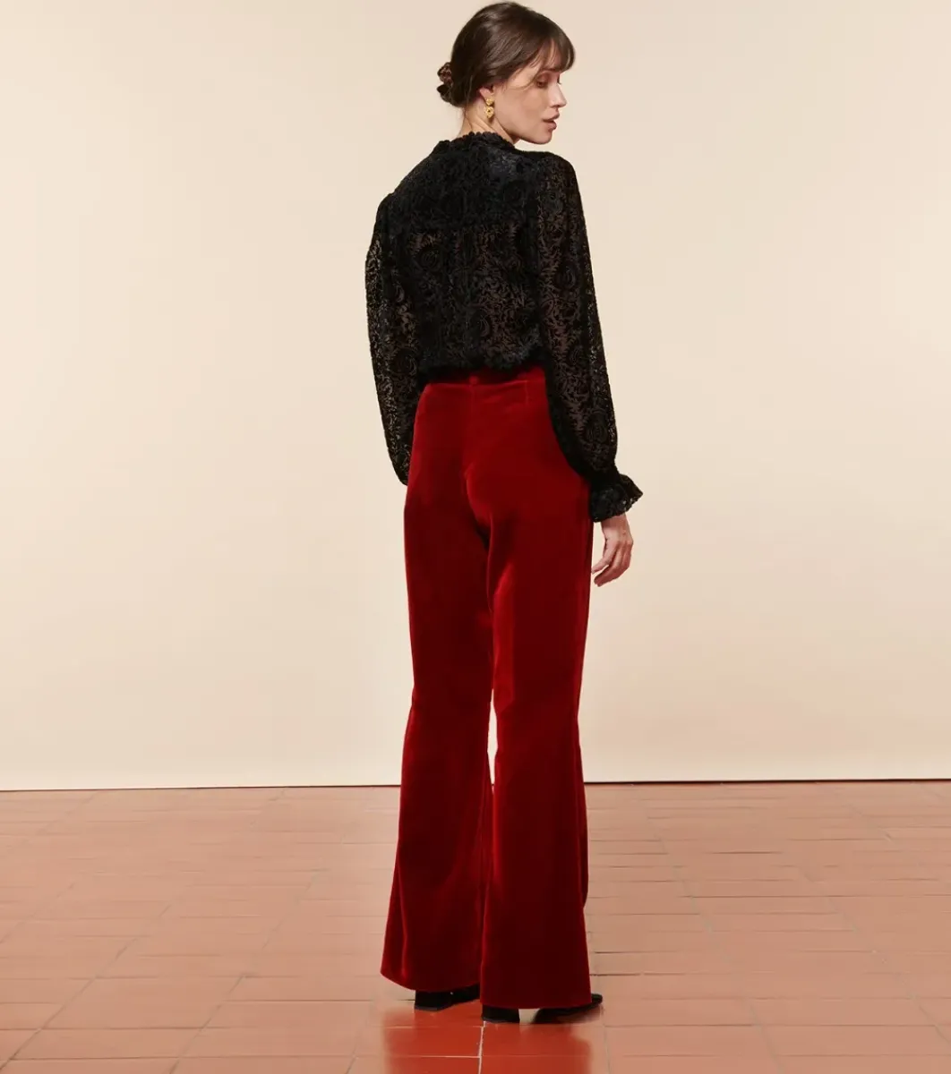 Femme Souleiado Pantalons | Pantalon SANTO Velours
