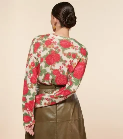 Femme Souleiado Pulls & Cardigans | Pull LISA Roulotte écru fuchsia