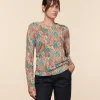 Femme Souleiado Pulls & Cardigans | Pull PERLA Plume aqua orange
