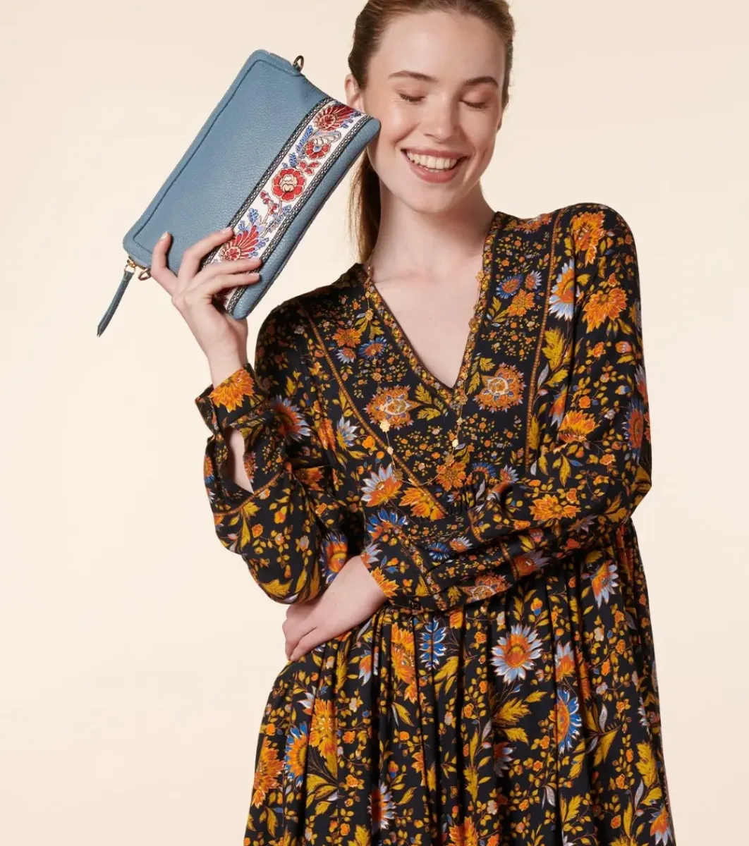 Femme Souleiado Robes | Robe AURORA Cassis