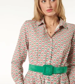 Femme Souleiado Robes | Robe CONSTANCE Fleurs d'Arles blush menthe