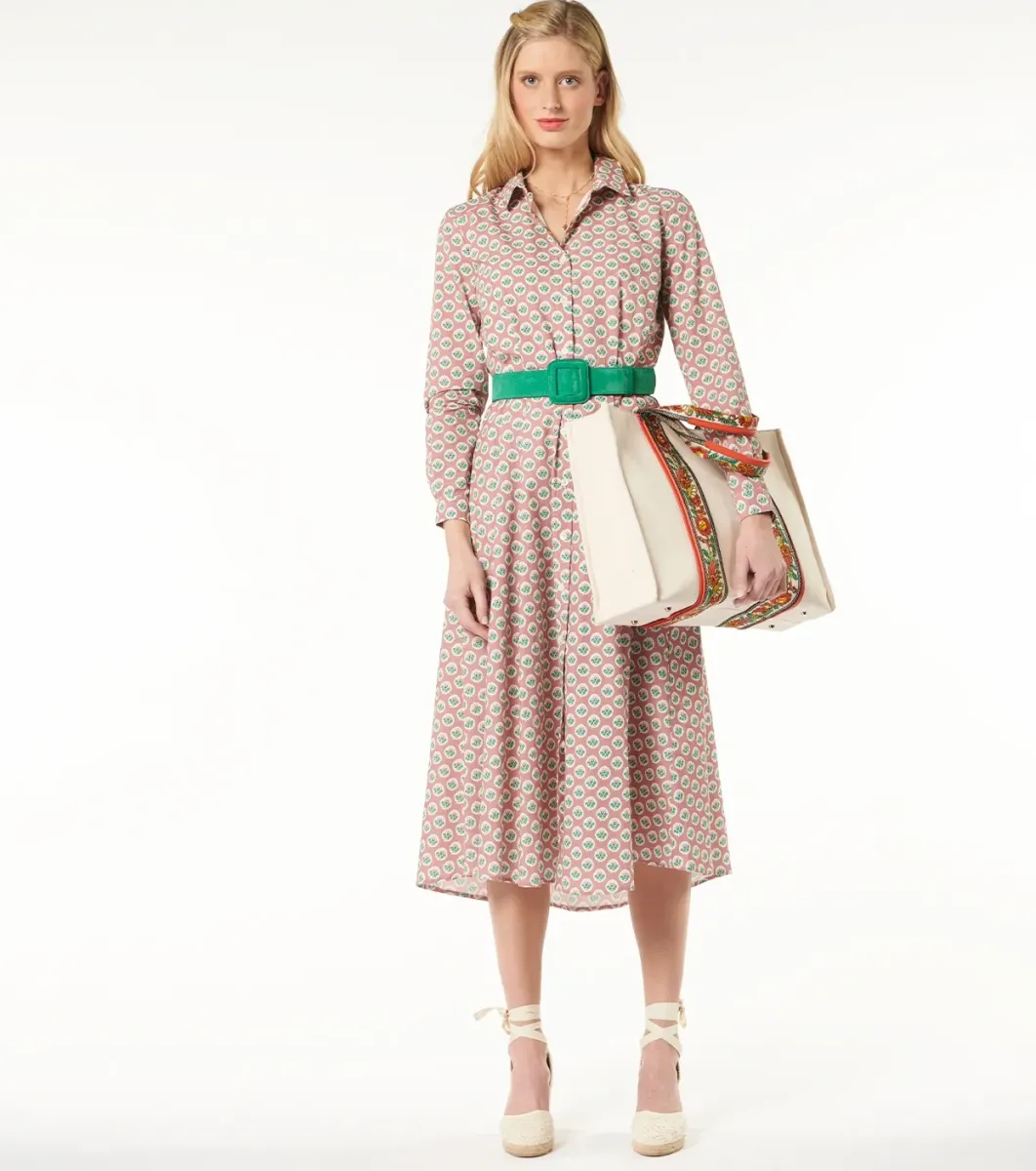 Femme Souleiado Robes | Robe CONSTANCE Fleurs d'Arles blush menthe