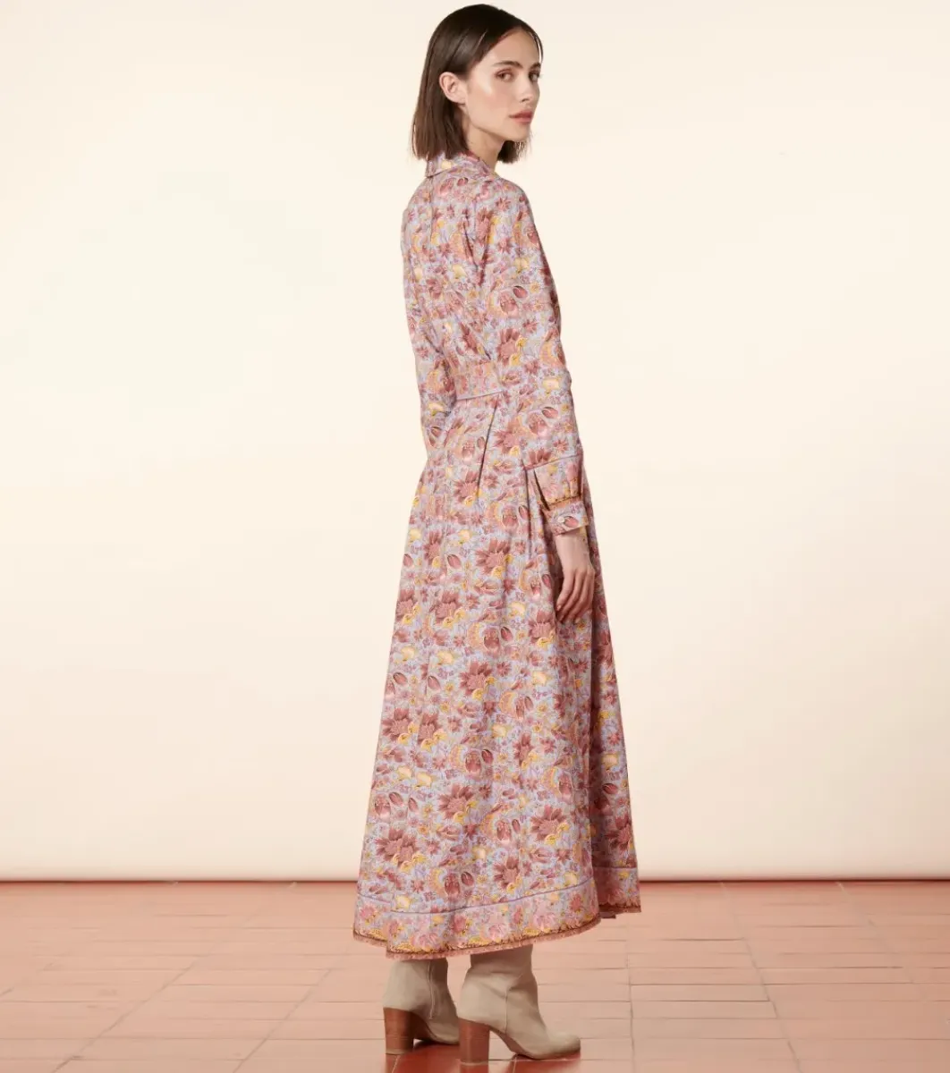 Femme Souleiado Robes | Robe MARIGOLD Alice bleu rose