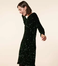Femme Souleiado Robes | Robe ODÉLIA Sequins foncé