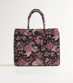Femme Souleiado Sacs | Sac AMARÉE Héron marine fuchsia