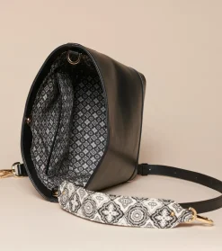 Femme Souleiado Sacs | Sac NINO Mosaïque noir écru