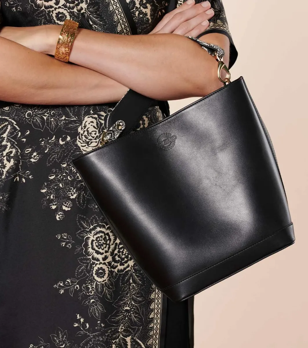 Femme Souleiado Sacs | Sac NINO Mosaïque noir écru