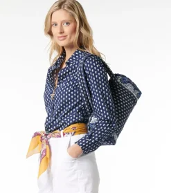 Femme Souleiado Garçon | Fille | Sac PETIT ESCAMPADOU Mouche marine et blanc