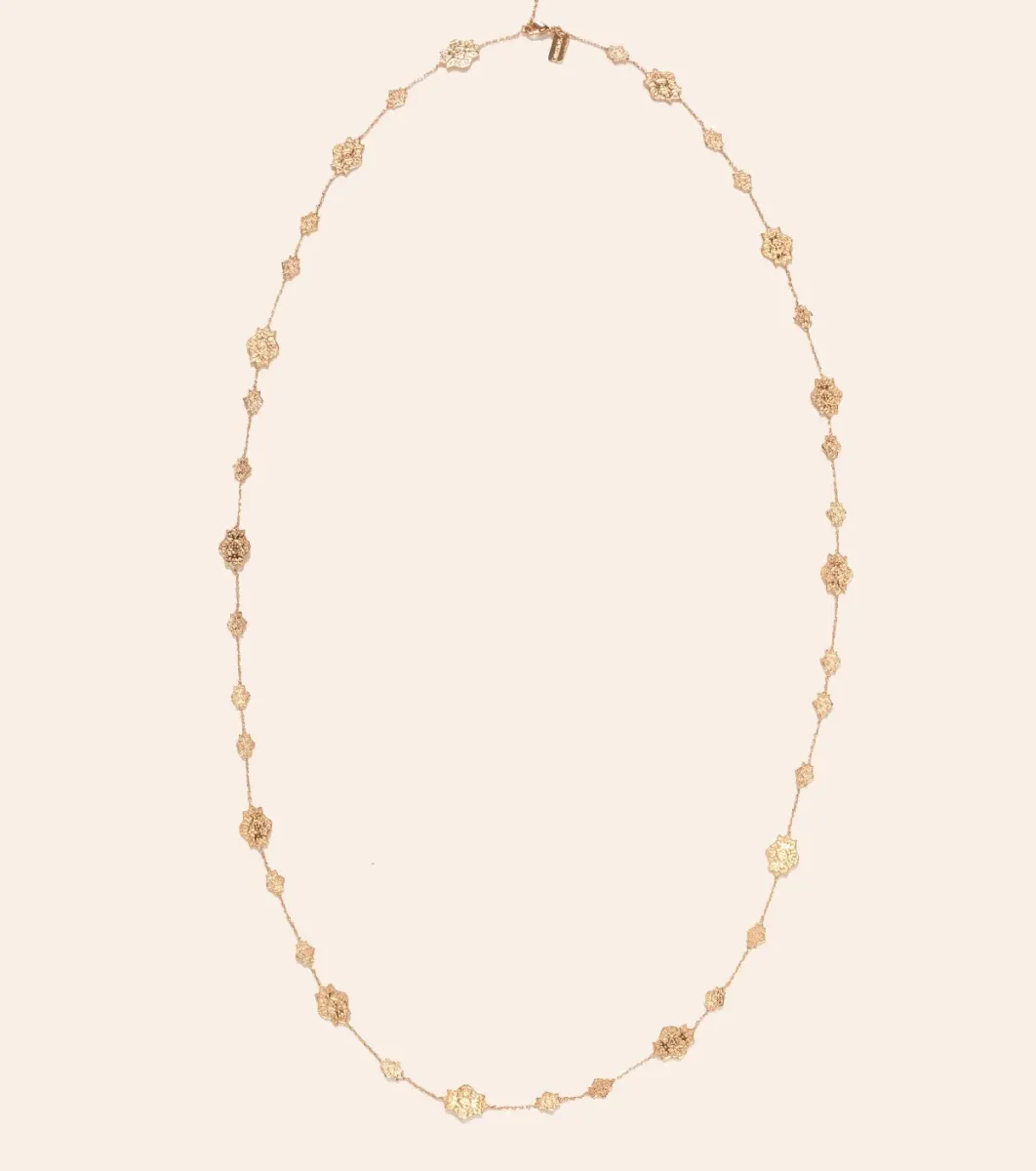 Femme Souleiado Bijoux | Sautoir Merveilleuses dorées