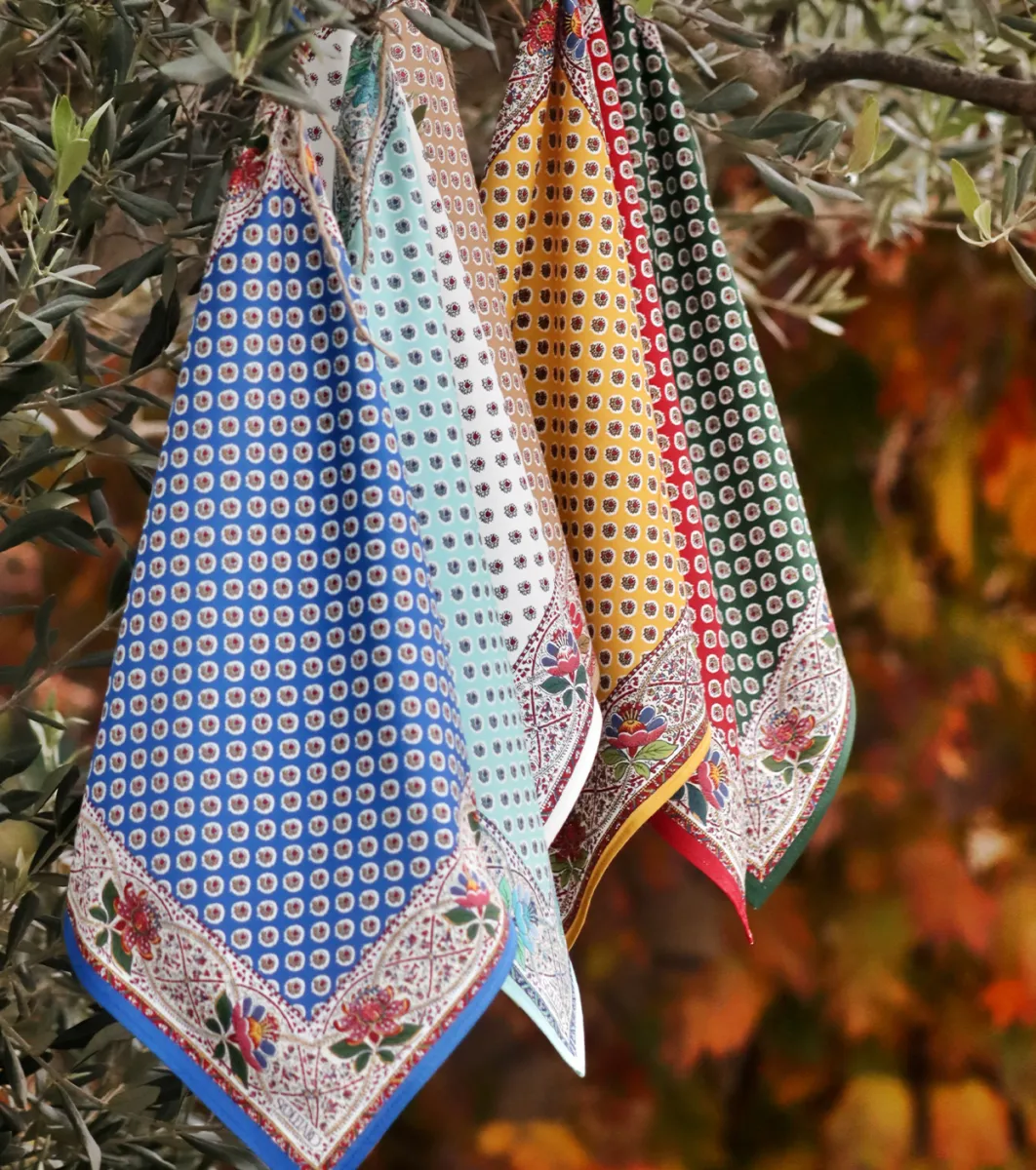 Souleiado Nos Tables Automnales | Serviette de table « Baumanière » e
