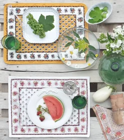 Souleiado Nos Tables Automnales | Set de table matelassé « La Fleur d'Arles »
