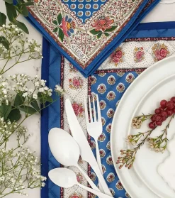 Souleiado Nos Tables Automnales | Set de table matelassé « La Fleur d'Arles »