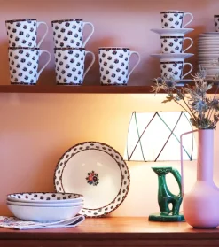 Souleiado Vaisselle | Nos Tables Automnales | Tasse à café FLEUR D'ARLES