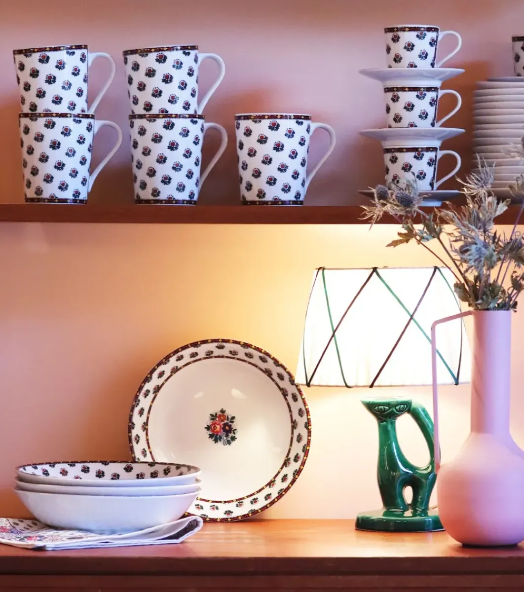 Souleiado Vaisselle | Nos Tables Automnales | Tasse à café FLEUR D'ARLES