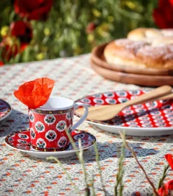 Souleiado Vaisselle | Nos Tables Automnales | Tasse à café FLEUR D'ARLES