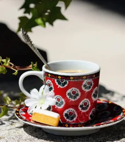 Souleiado Vaisselle | Nos Tables Automnales | Tasse à café FLEUR D'ARLES