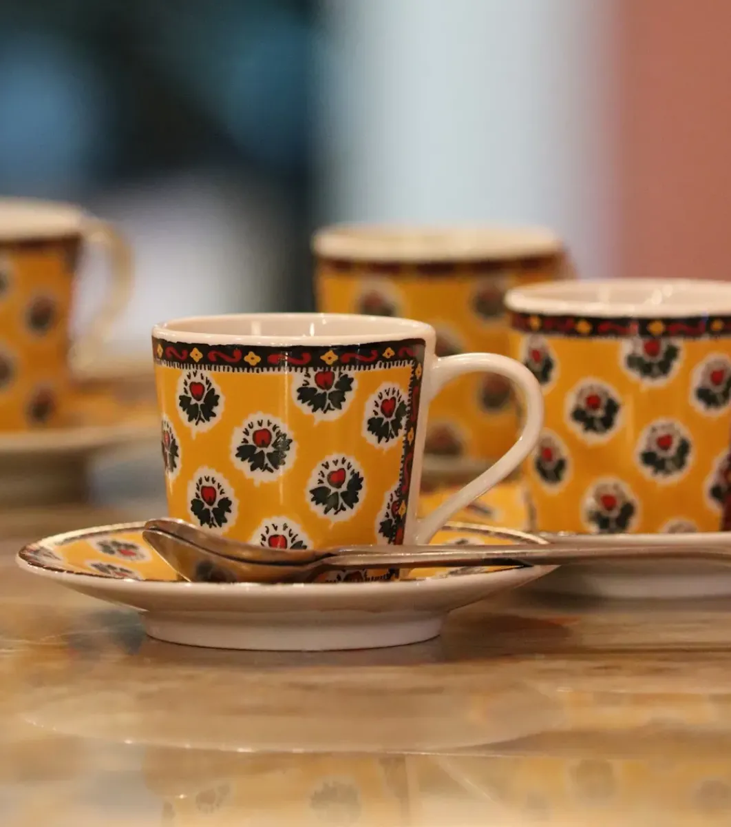 Souleiado Vaisselle | Nos Tables Automnales | Tasse à café FLEUR D'ARLES