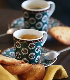 Souleiado Vaisselle | Nos Tables Automnales | Tasse à café FLEUR D'ARLES