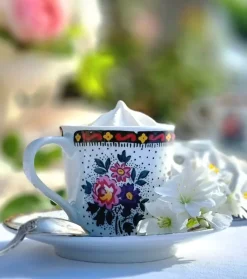 Souleiado Vaisselle | Nos Tables Automnales | Tasse à café POMPADOUR