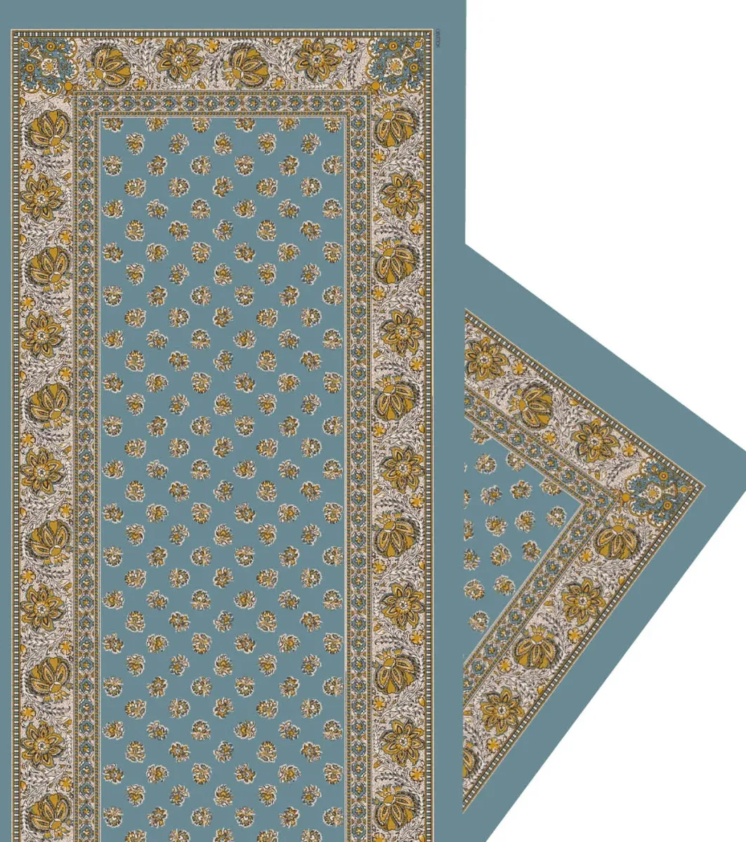 Femme Souleiado Toute La Collection | Foulards | Étole BOUQUET Bleu