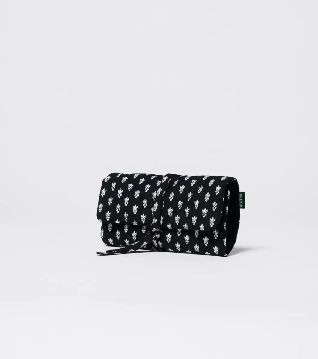 Femme Souleiado Fille | Bijoux | Trousse à bijoux BELITA Mouche Noir/Blanc