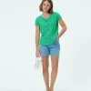 Femme Souleiado T-shirts & Débardeurs | T-Shirt POLLY Merveille menthe aqua
