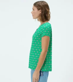 Femme Souleiado T-shirts & Débardeurs | T-Shirt POLLY Merveille menthe aqua