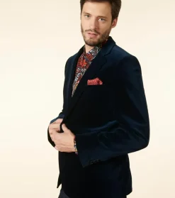 Homme Souleiado Vestes & Manteaux | Veste DANDY Velours bleu nuit