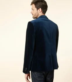 Homme Souleiado Vestes & Manteaux | Veste DANDY Velours bleu nuit