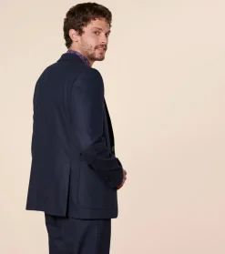 Homme Souleiado Vestes & Manteaux | Veste MILAN lainage bleu nuit